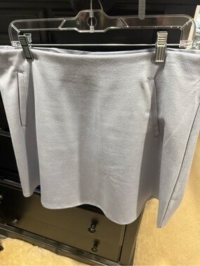 Loft Classic A-Line Mini Skirt in Light blue
